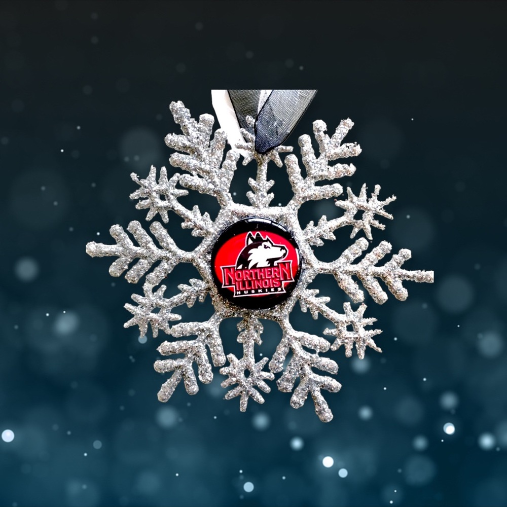 Northern Illinois HUSKIES Handmade Snowflake *NEW*